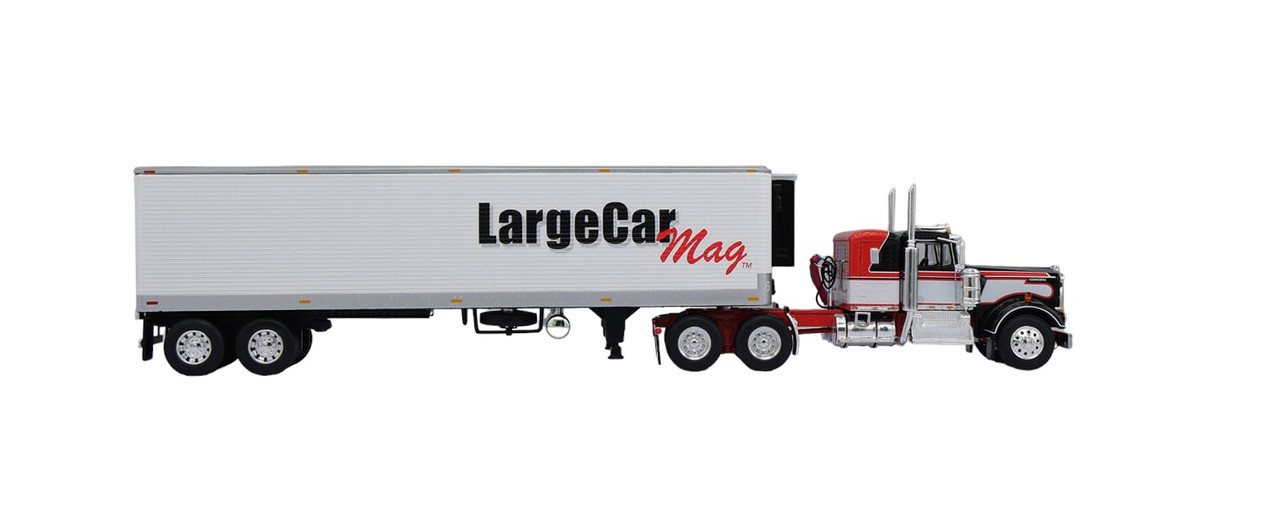 DCP 60-1882 - Largecar Magazine Kenworth W900A with Vintage Refer Van