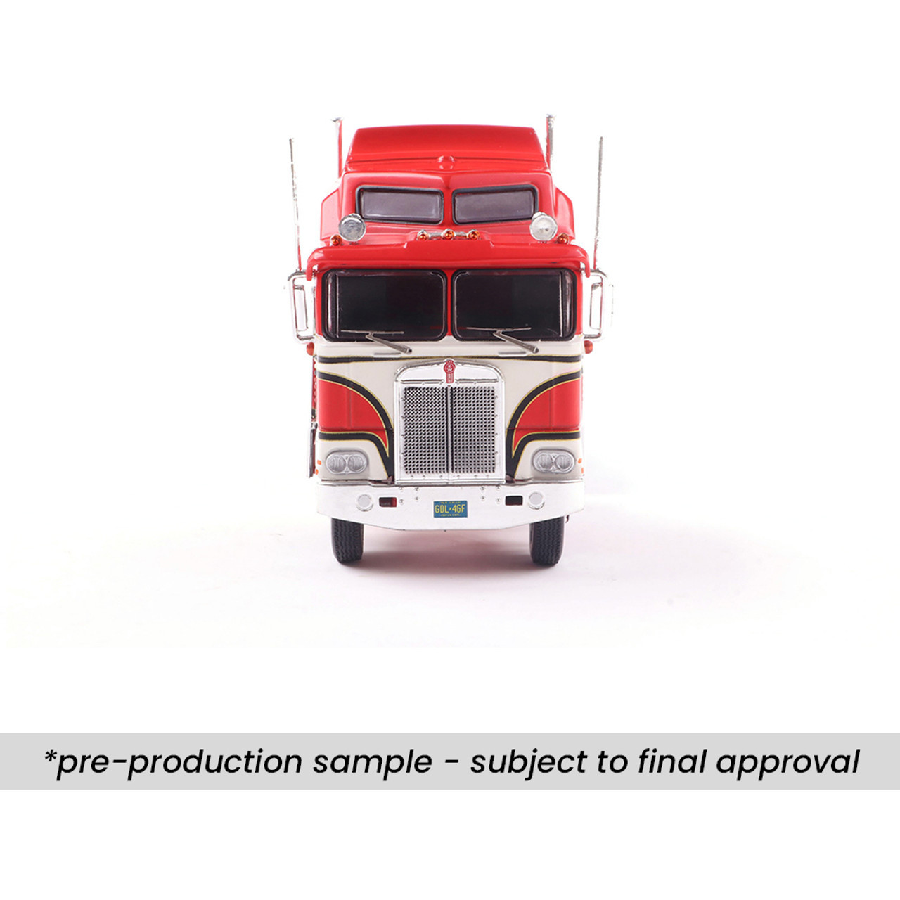 IXO Models 1:64 1950 Kenworth Bullnose Semi Truck Gulf – Blue