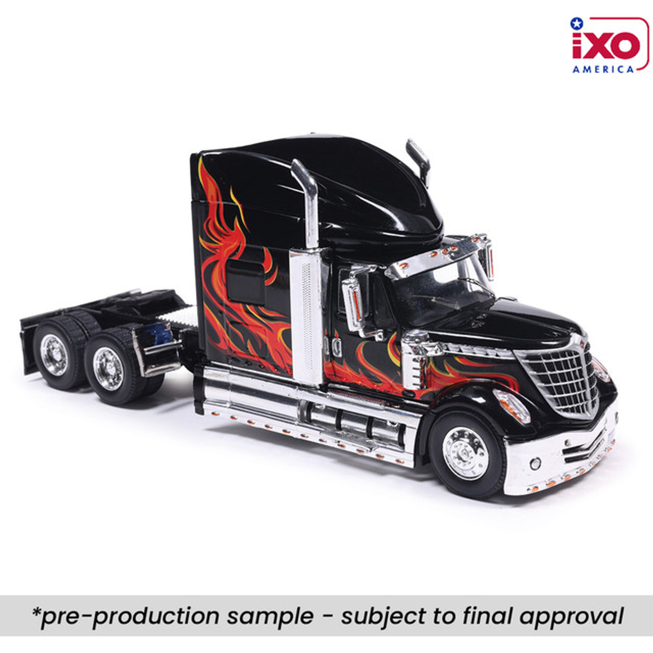 IXO - 1:64 - 2010 International Lonestar - Black with flames