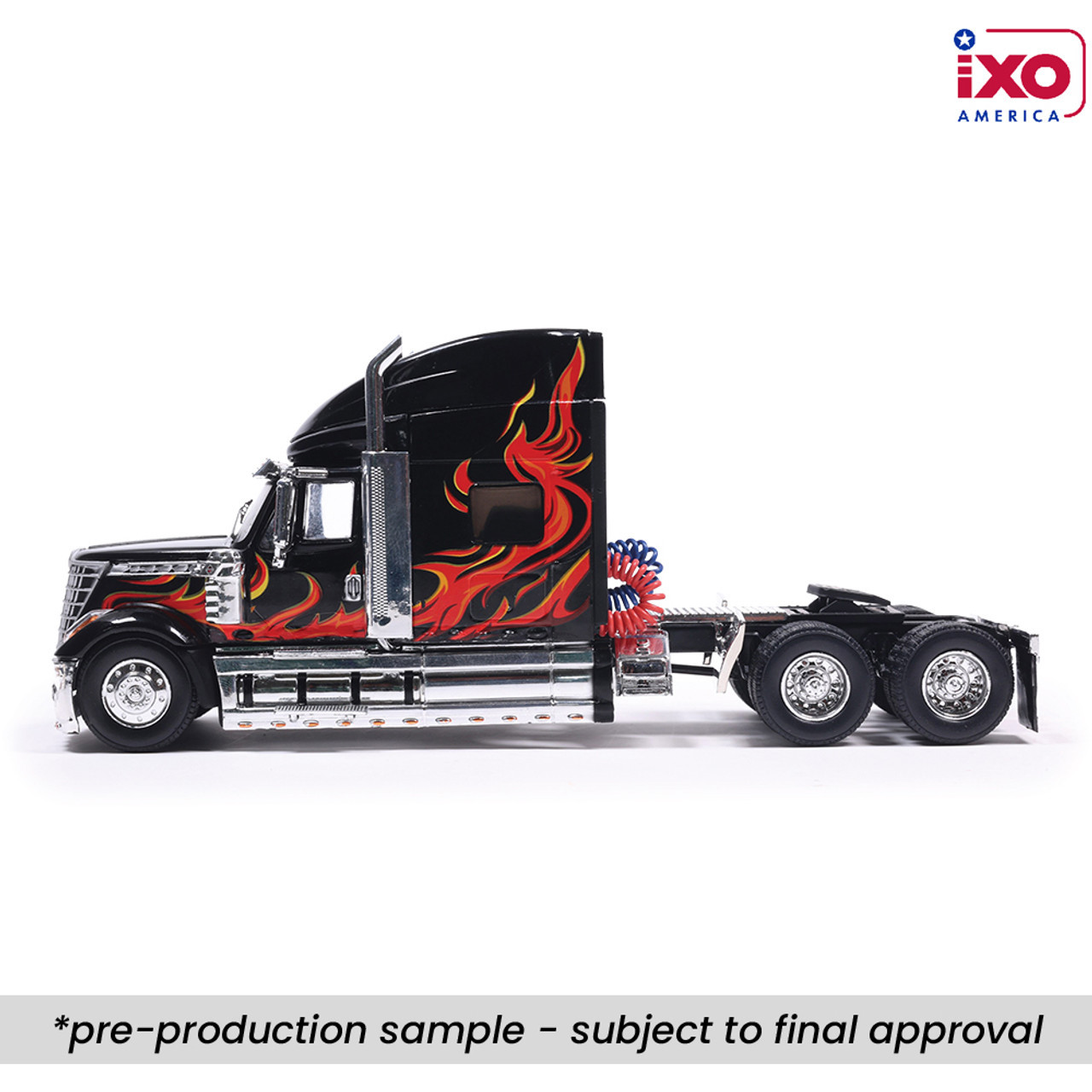 IXO - 1:64 - 2010 International Lonestar - Black with flames