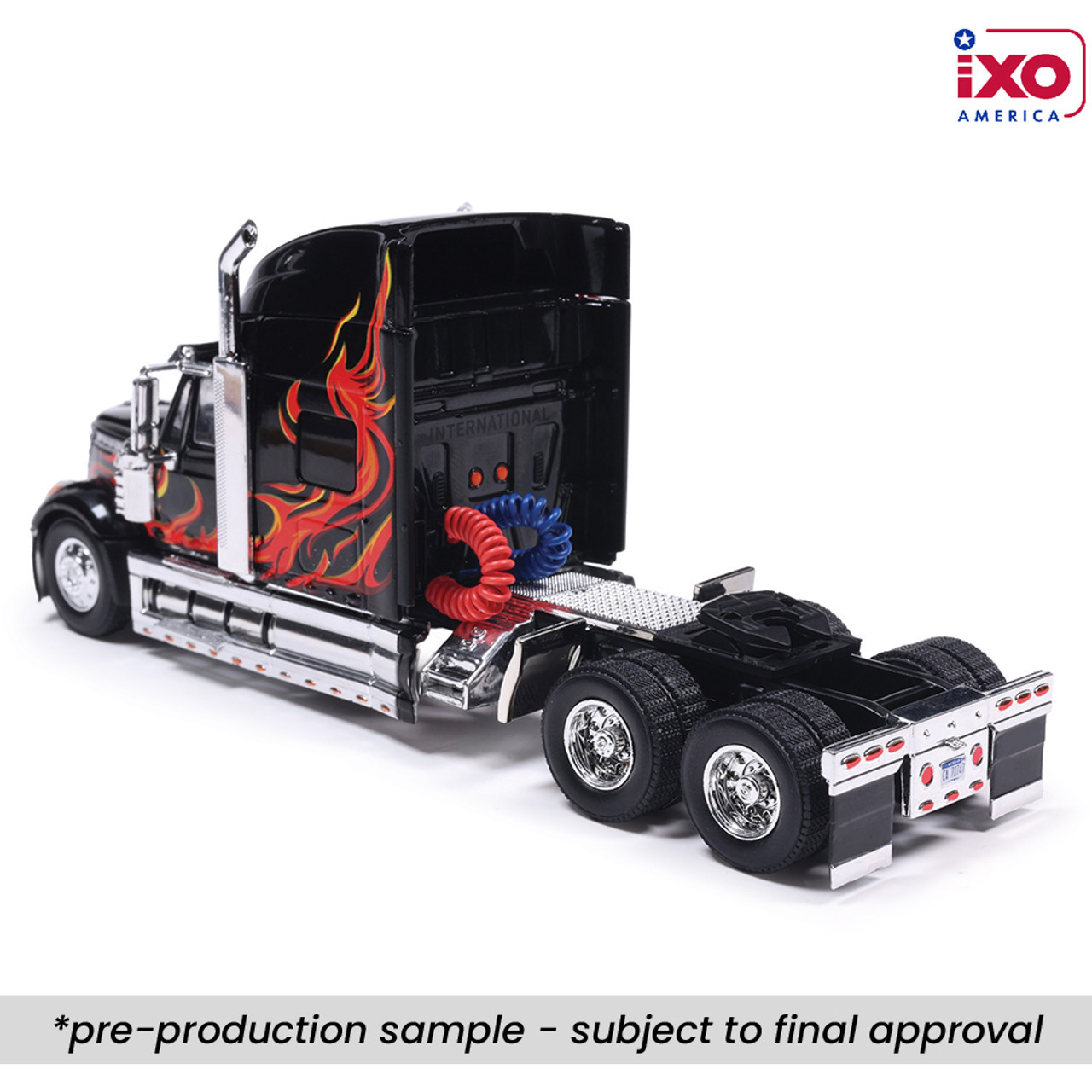 IXO - 1:64 - 2010 International Lonestar - Black with flames