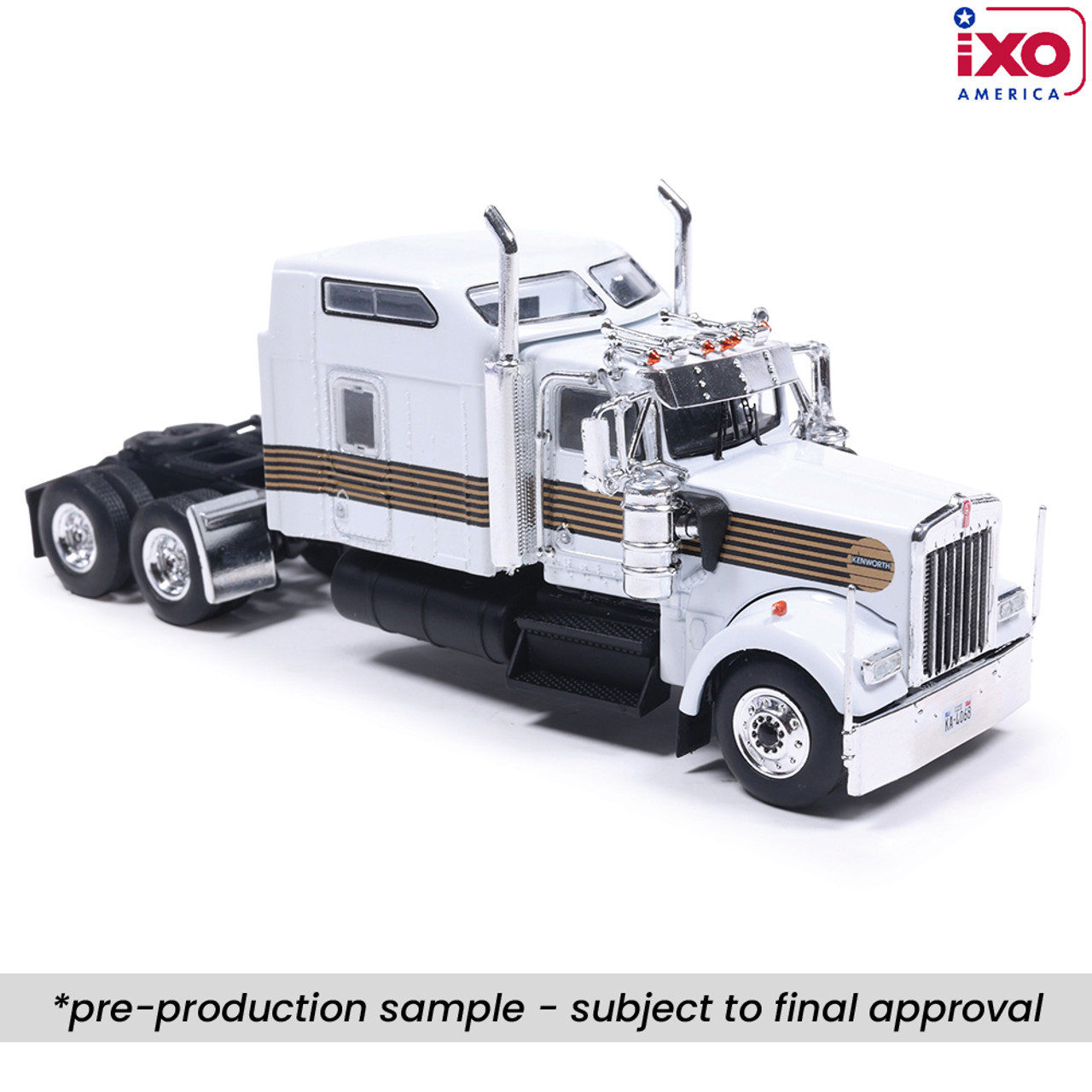 IXO - 1:64 - Red & White 1976 Kenworth K100 Aerodyne Cab