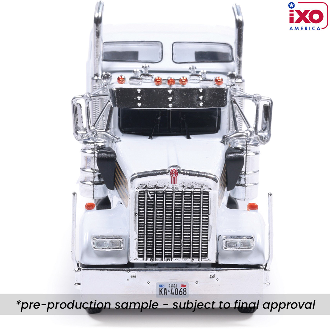 IXO - 1:64 - Red & White 1976 Kenworth K100 Aerodyne Cab
