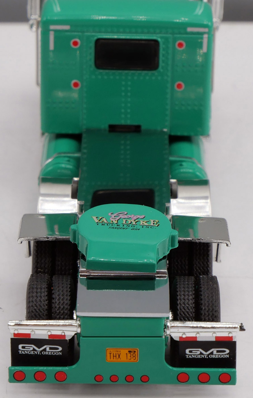 DCP 60-2157 -  VanDyke Peterbilt Model 379 with 36" Sleeper and Quad-Axle Curtain-Side Trailer