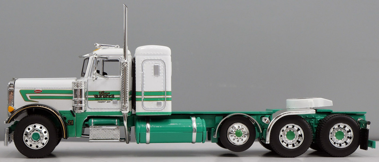 DCP 60-2158 - VanDyke  Peterbilt Model 379 with 36" Sleeper and Quad-Axle Curtain-Side Trailer