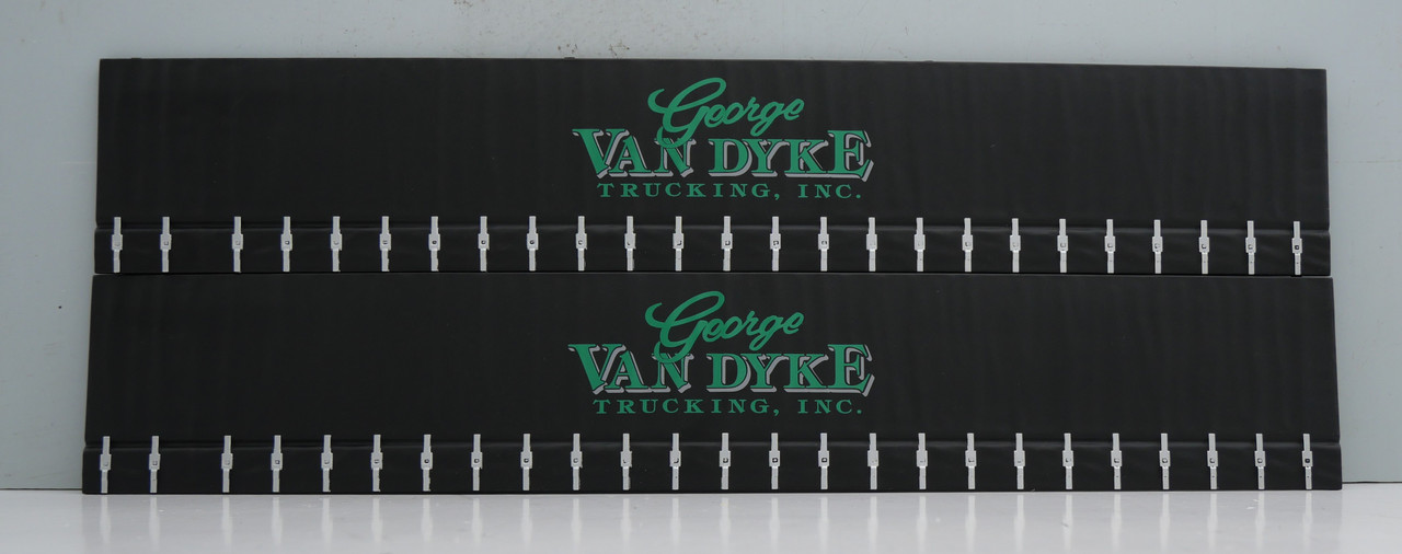 DCP 60-2158 - VanDyke  Peterbilt Model 379 with 36" Sleeper and Quad-Axle Curtain-Side Trailer