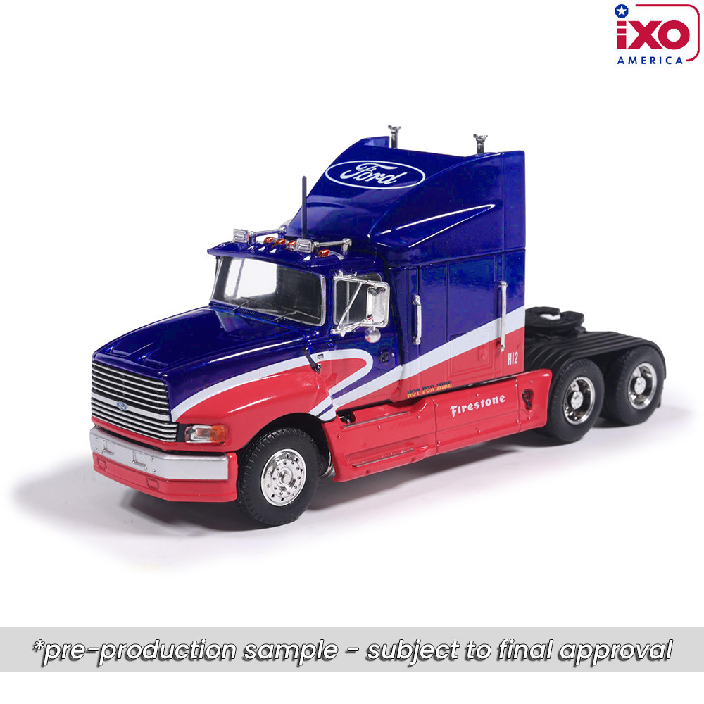 Pre-order, deposit only - ixo 1/64 - 1990 Ford Aeromax - Red and Blue