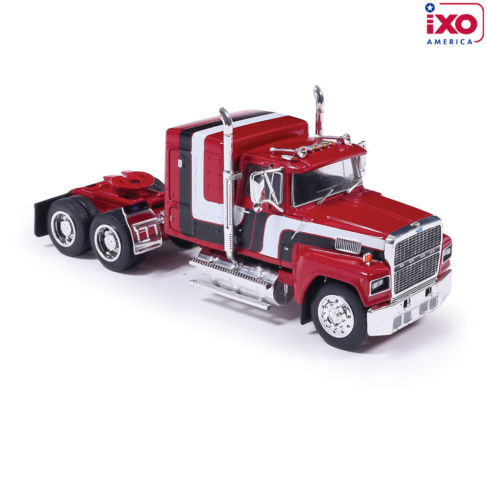 Pre-order, deposit only - ixo 1/64 - 1978 Ford LTL-9000 Cab - Black, Red, and White