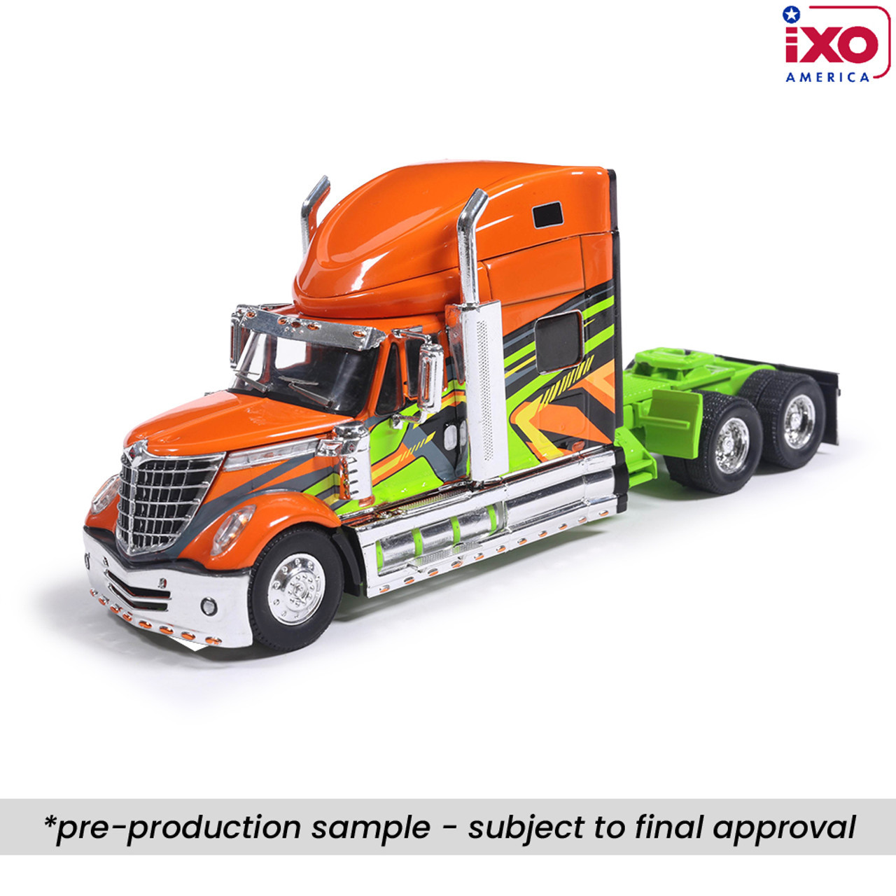 Pre-order, deposit only - ixo - 1:64 2010 International Lonestar - Orange and Green