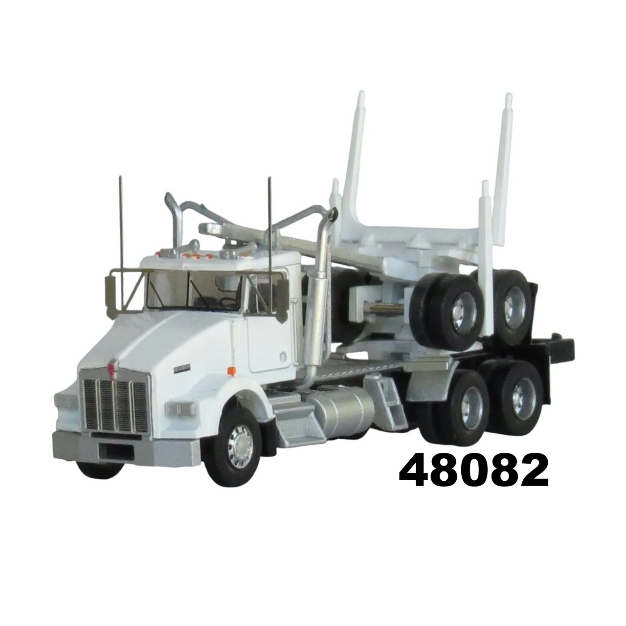 N-Scale/1:160 Trainworx Logging Truck - Kenworth T800 - White
