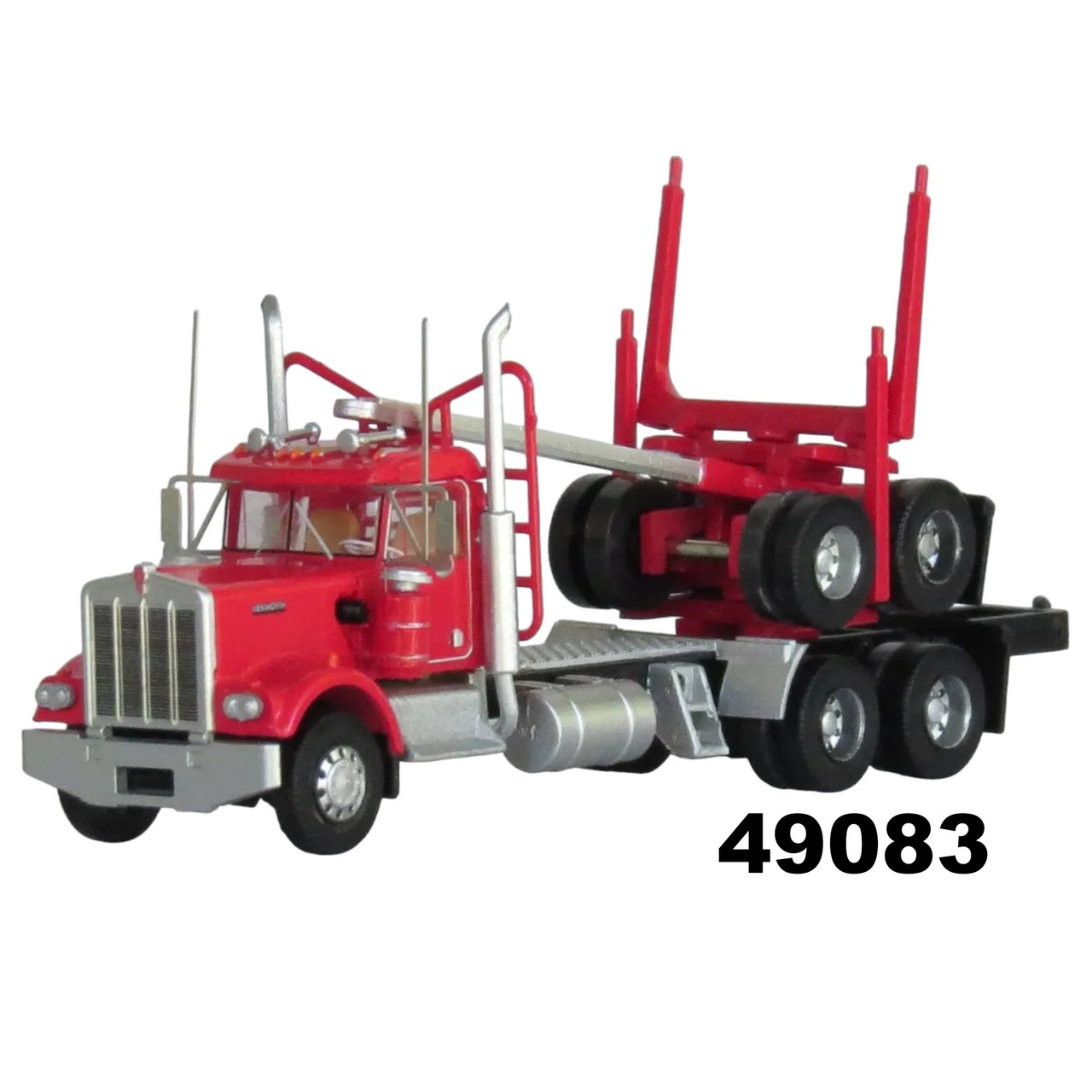 N-Scale/1:160 Trainworx Logging Truck - Kenworth W900A - Red