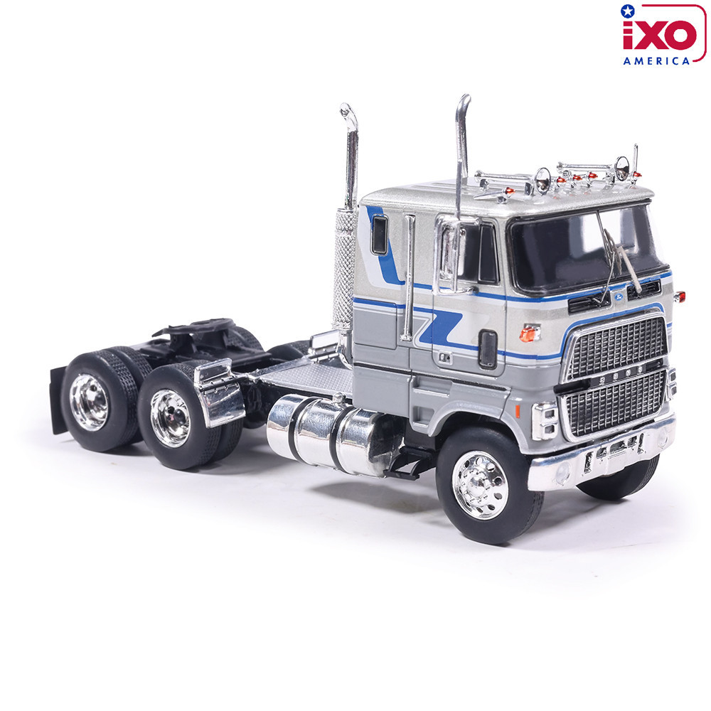 Pre-order, deposit only - ixo - 1:64 Ford COE 9000 - Blue and Silver