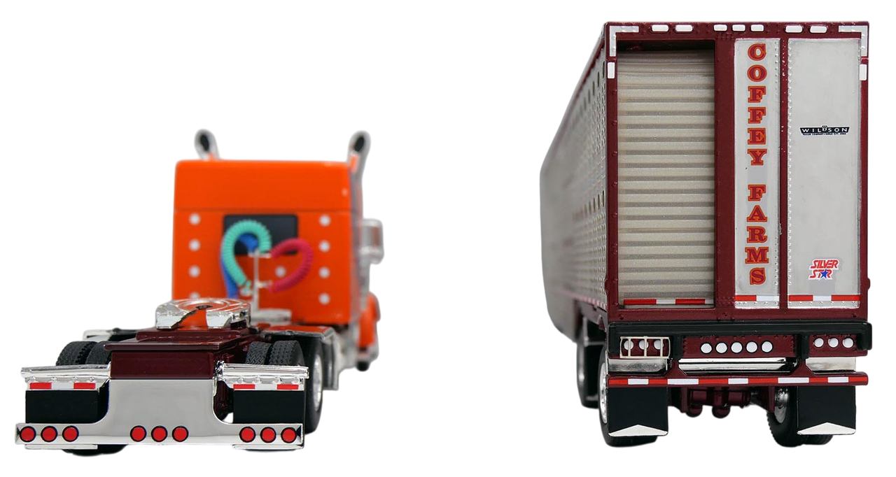 60-2228 - Coffey Farms Peterbilt 379 with Cattle Trailer
