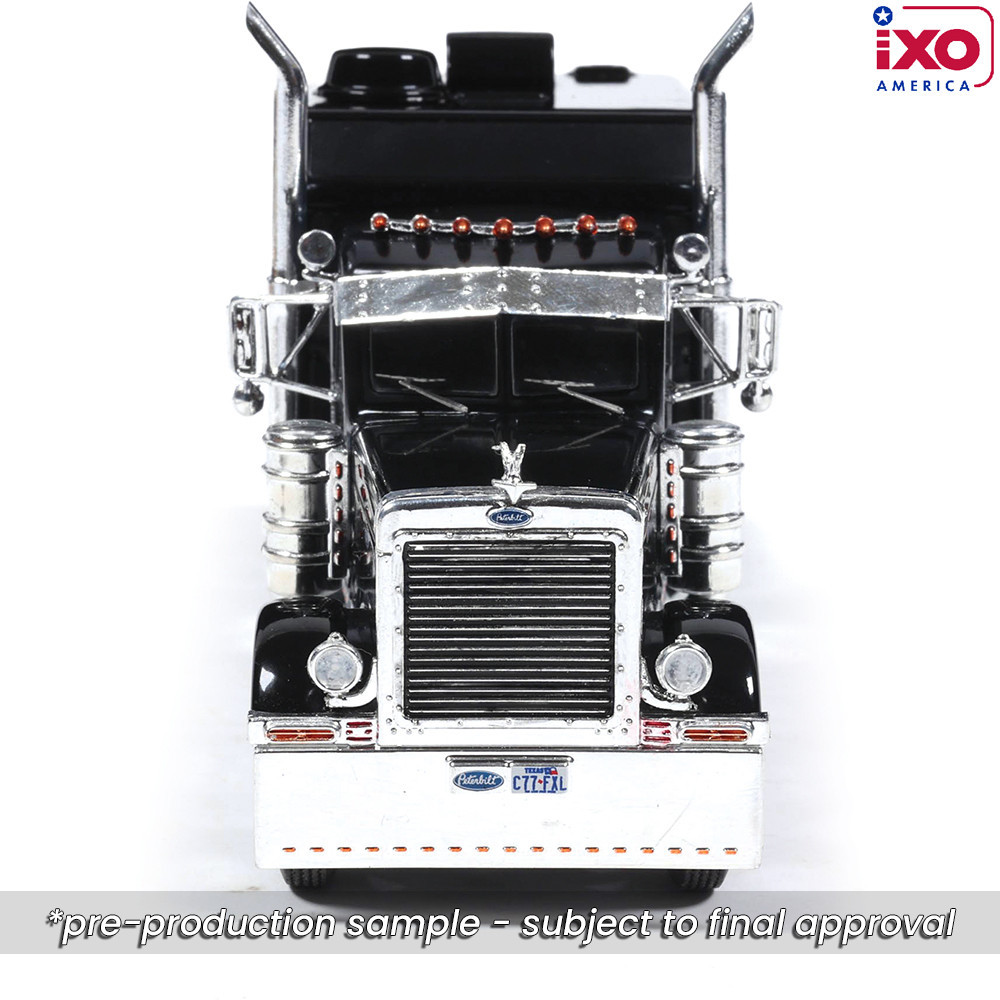 Pre-order, deposit only - ixo 1:64 Peterbilt 379 Custom - Black