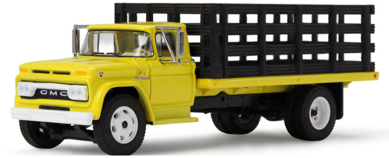Pre-order, deposit only - 60-2261: Bright Yellow GMC® 4000 Stake Truck