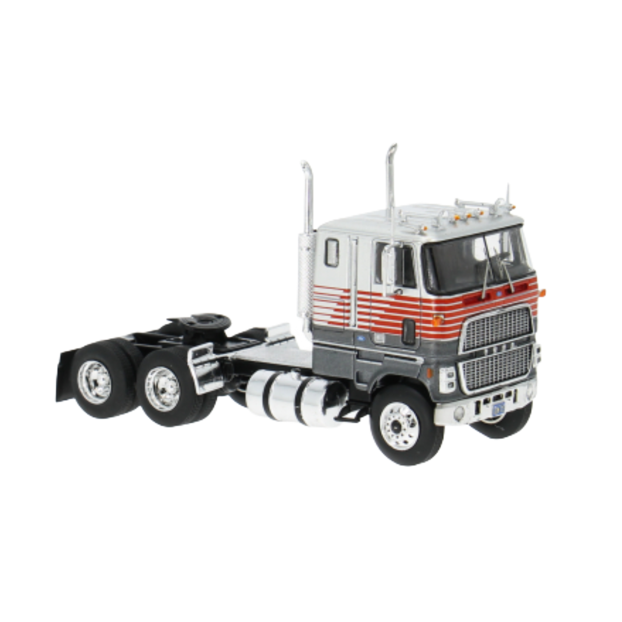 IXO - 1:64 - Ford COE 9000 -Silver, Gray & Red