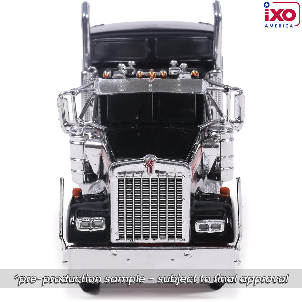 Pre-order, deposit only - ixo - 1990 Kenworth W900 - Black with Stripe