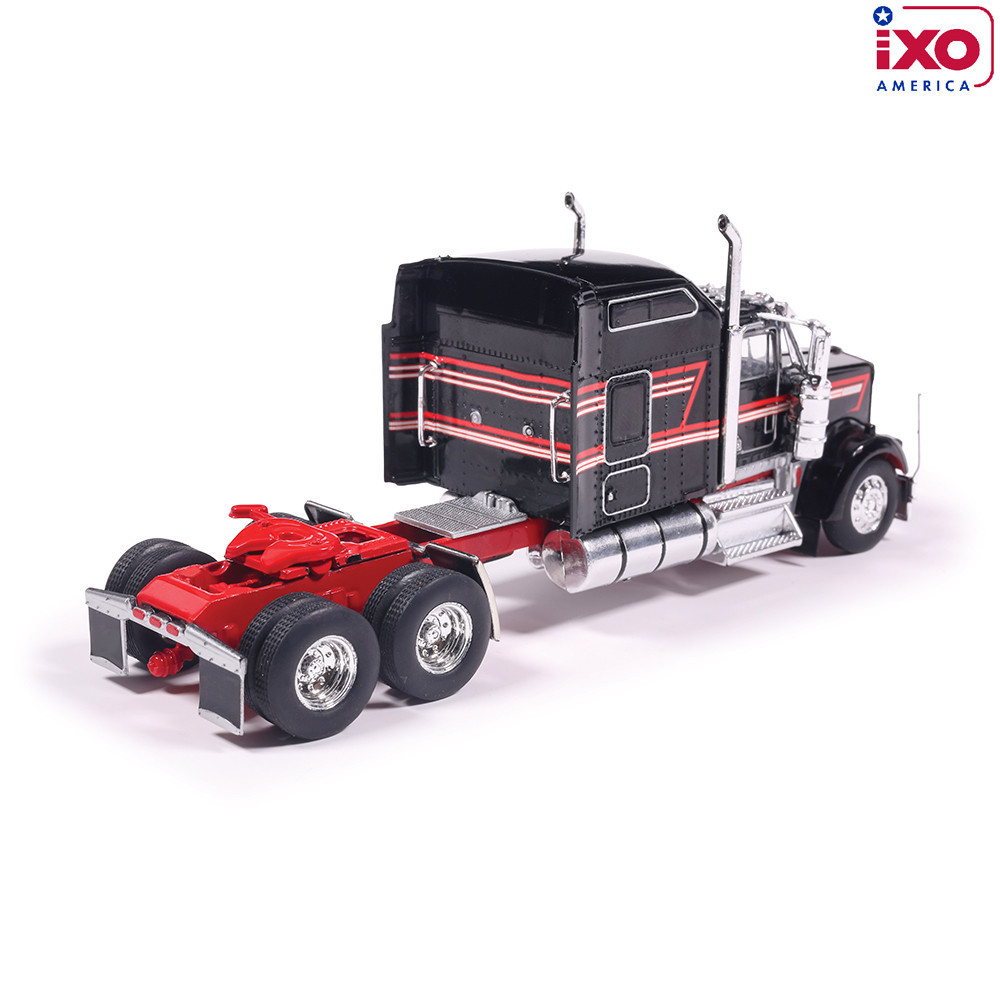 Pre-order, deposit only - ixo - 1990 Kenworth W900 - Black with Stripe