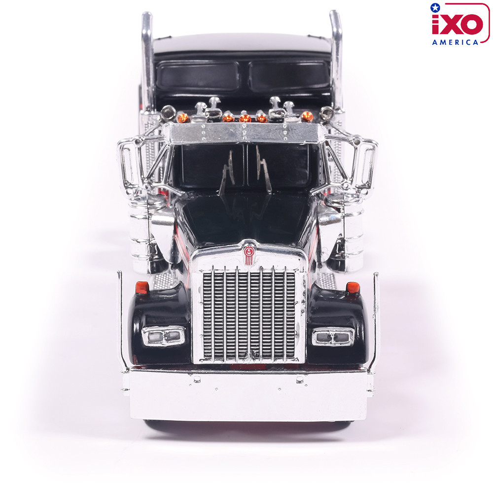 Pre-order, deposit only - ixo - 1990 Kenworth W900 - Black with Stripe
