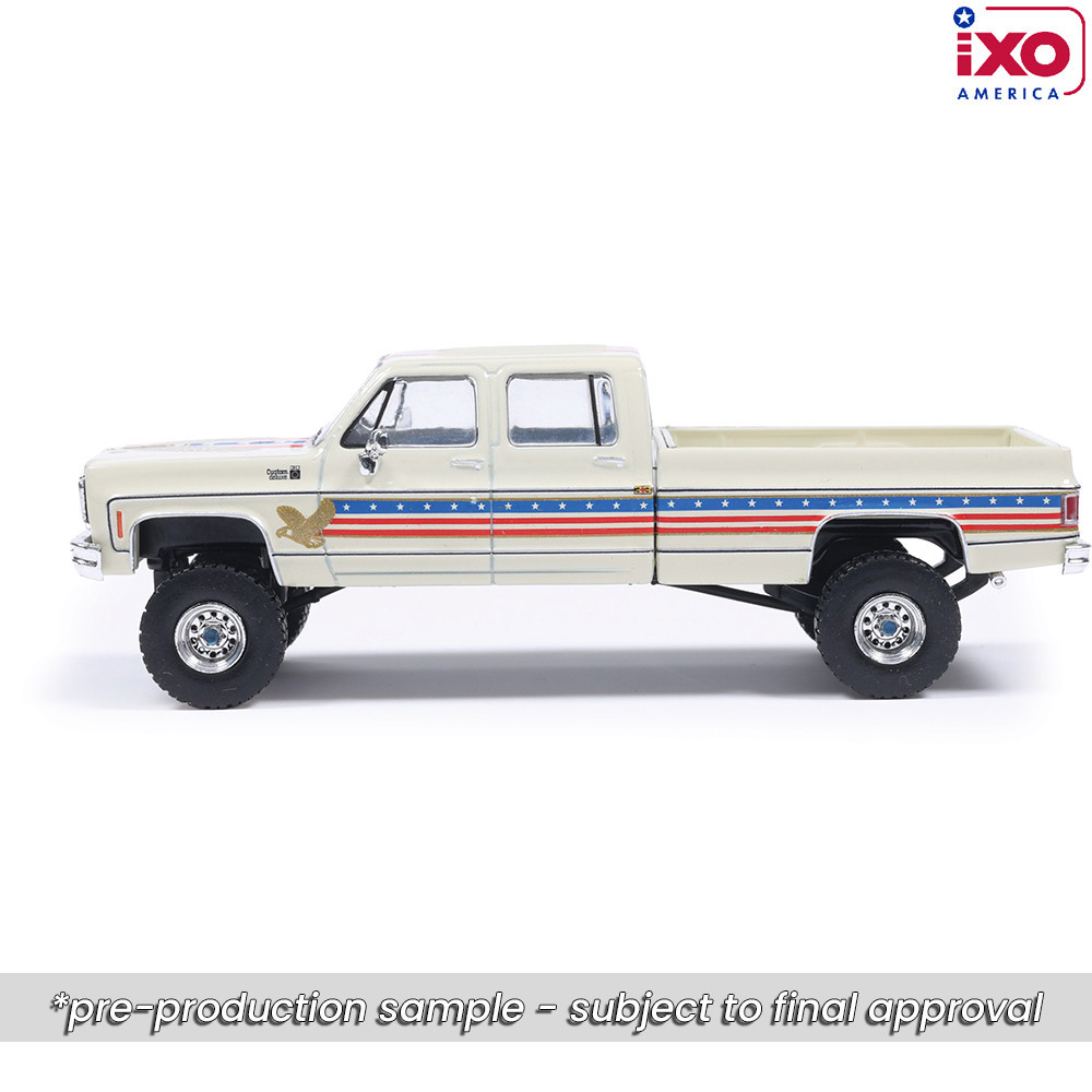 Pre-order, deposit only - 1/64 1976 Chevrolet Custom Deluxe K30 Fleetside - July 4th Exclusive
