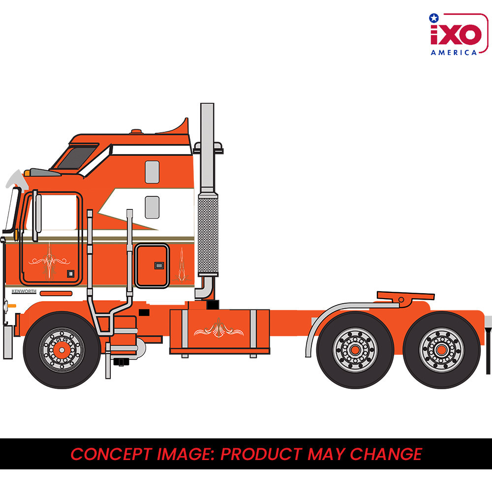 Pre-order, deposit only - IXO - 1:64 1976 Kenworth K100 Aerodyne - Orange