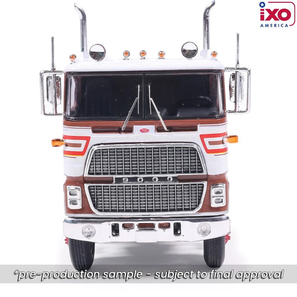 Pre-order, deposit only - IXO - 1:64 Ford CL 9000 - Brown and Red