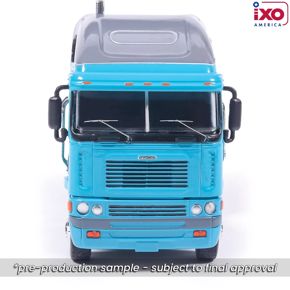 Pre-order, deposit only - ixo - 1:64 2002 Freightliner Argosy - Grey and Blue with modern trailer