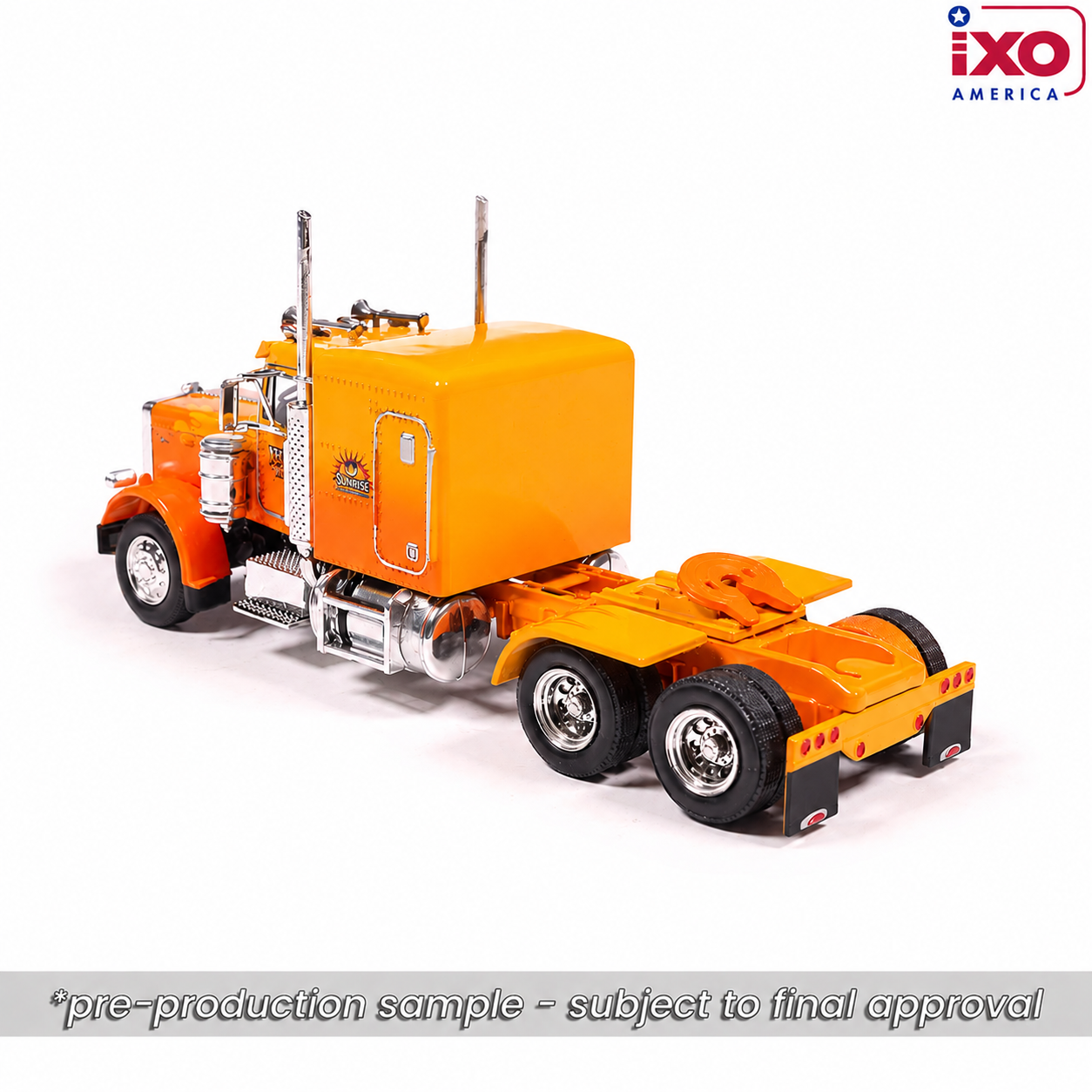 Pre-order, deposit only - ixo - 1:64 Peterbilt 359 Kelsey's Trucking - Orange