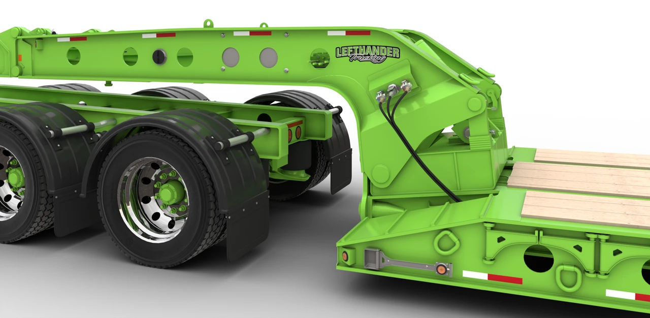 Pre-order, deposit only - Lefthander Trucking - Kenworth C500 Tri-Drive and&nbsp;Three-Axle Heavy-Haul Lowboy with Interchangeable Decks, 3-Axle Jeep &amp; 3-Axle Booster