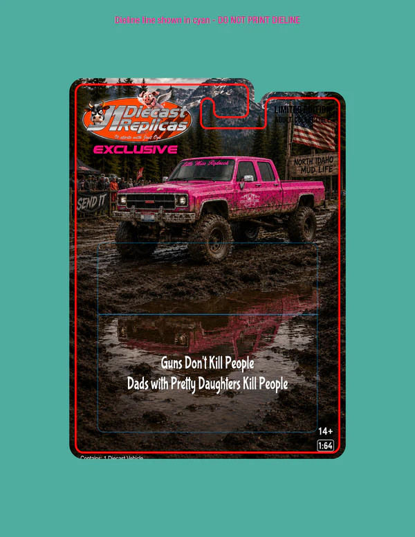 Pre-order, deposit only - ixo - Girls  - 1:64 Scale GMC Square-body