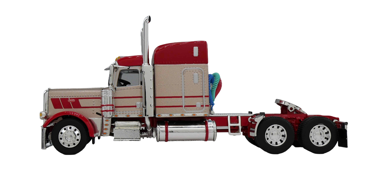 Pre-order, deposit only - 60-2364C -  Mocha pearl and Heil red Peterbilt 389 with a 63 inch sleeper