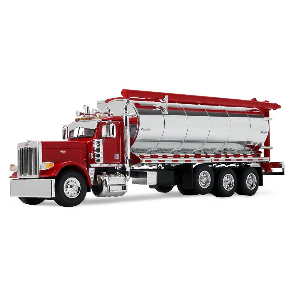 Pre-order, deposit only - 60-2312: Viper Red Peterbilt Model 389 with Ledwell Classic Bulk Haul Feed Body