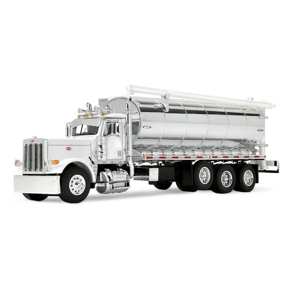 Pre-order, deposit only - 60-2313: White Peterbilt Model 389 with Ledwell Classic Bulk Haul Feed Body