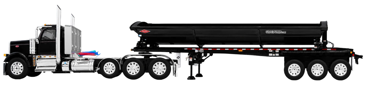DCP - 60-2338 - Black 589 Pete’s Day Cabs with Tri-Axle with Headache or Cabinet Racks