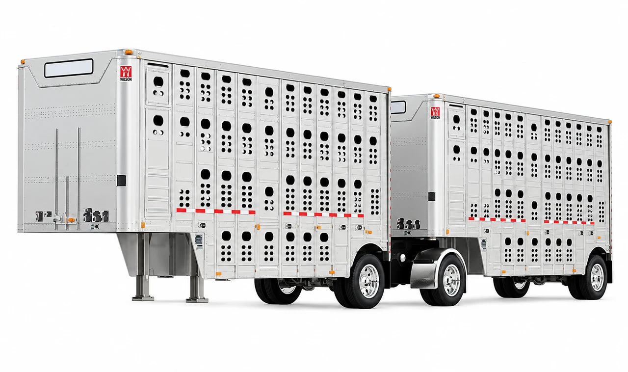 Pre-Oder - DCP Wilson Livestock Pup Trailer Set