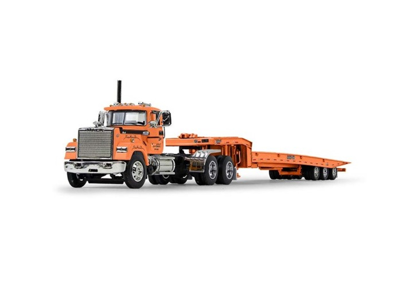 J.V. III Construction - Mack Super-Liner with Talbert Sliding Axle Trailer