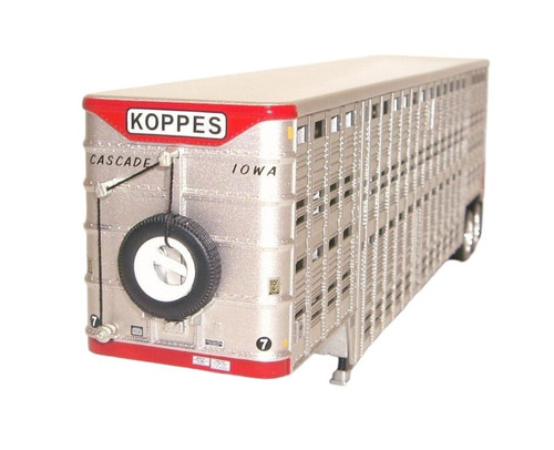 1:64 - DCP -Koppes  45' Vintage Wilson Livestock Trailer