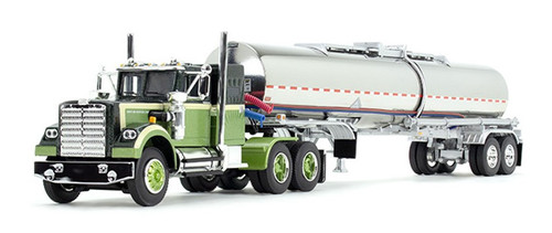 60-1640: Dark Green/Olive White Western Star® 4900 with 36†Vintage Sleeper & Brenner® Chemical Tank Trailer 60-1640: Dark Green/Olive White Western Star® 4900 with 36†Vintage Sleeper & Brenner® Chemical Tank Trailer