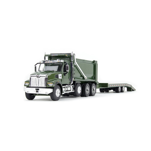 60-1883: Green White/Black Western Star 49X with Ox Bodies Dump & Beaver Tail Trailer 60-1883: Green White/Black Western Star 49X with Ox Bodies Dump & Beaver Tail Trailer