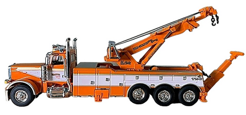 60-1800 - TSC - Orange & White Tri-State Commodities Peterbilt  389 Day-cab Century 1150 3-Axle Rotator Wrecker Bod 60-1800 - TSC - Orange & White Tri-State Commodities Peterbilt  389 Day-cab Century 1150 3-Axle Rotator Wrecker Bod