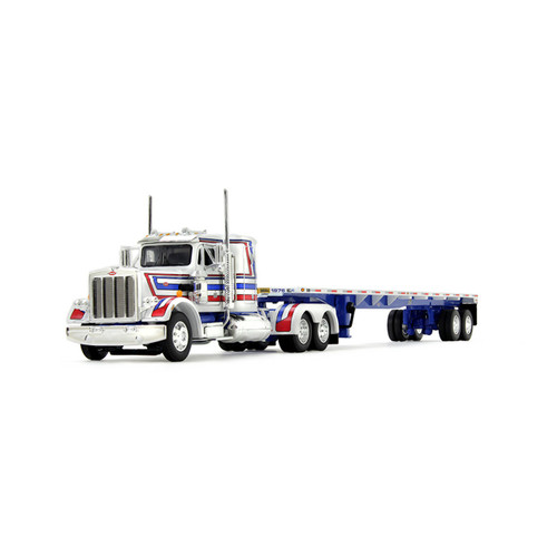69-1921 - Bicentennial Patriot Edition Peterbilt 359 with Matching Flatbed 69-1921 - Bicentennial Patriot Edition Peterbilt 359 with Matching Flatbed