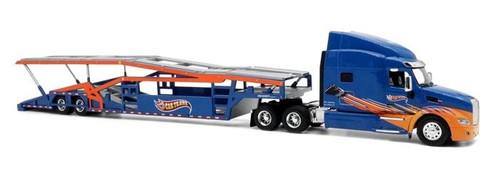 64-0527 -1:64 - Iconic Replicas - CarTrans - Peterbilt 579 with Car Carrier 64-0527 -1:64 - Iconic Replicas - CarTrans - Peterbilt 579 with Car Carrier