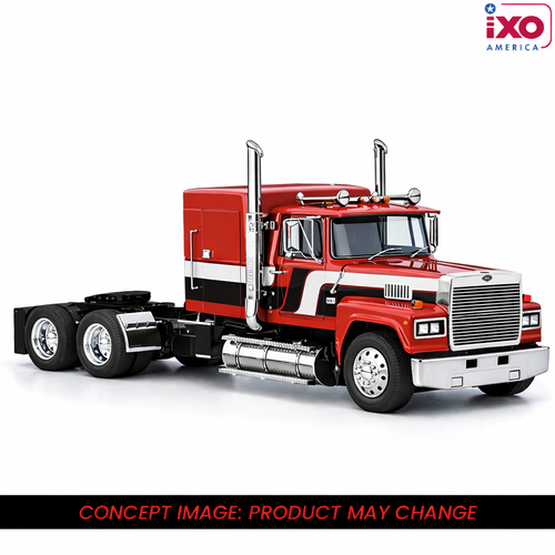 Pre-order, deposit only - ixo 1/64 - 1978 Ford LTL-9000 Cab - Black, Red, and White