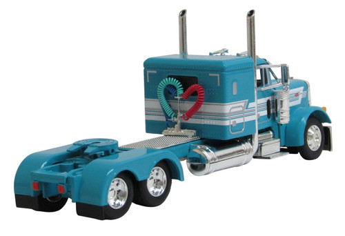 Pre-Order - 60-1927C - DCP - Teal & White Peterbilt 379 with 48" Flat-Top Sleeper