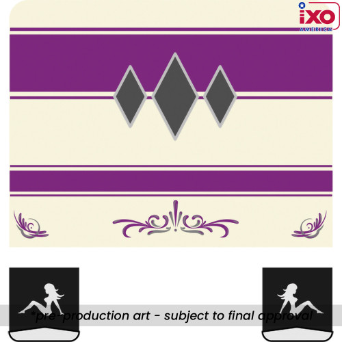 Pre-order, deposit only - ixo - 1:64 1978 Ford LTL-9000 - Purple & Cream