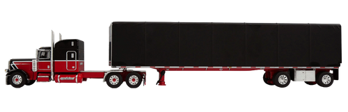 NedSled - Peterbilt 389 with Spread-Axle Roll Tarp Trailer