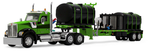 Pre-order, deposit only - 60-2289: Green/Black Kenworth® W990 Day Cab & DemcoTM 42’ Liquid Fertilizer Tender Trailer