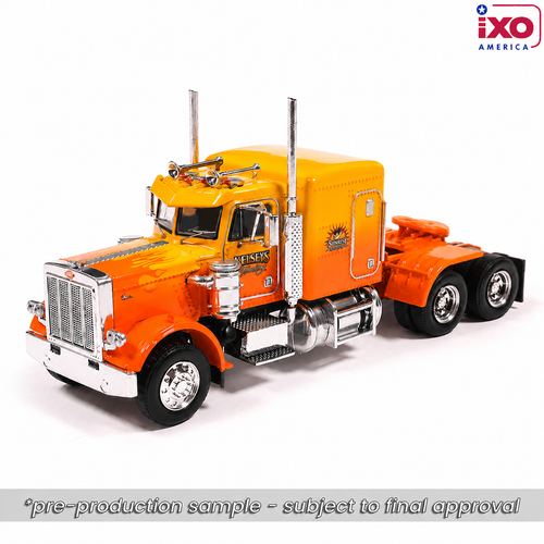 Pre-order, deposit only - ixo - 1:64 Peterbilt 359 Kelsey's Trucking - Orange
