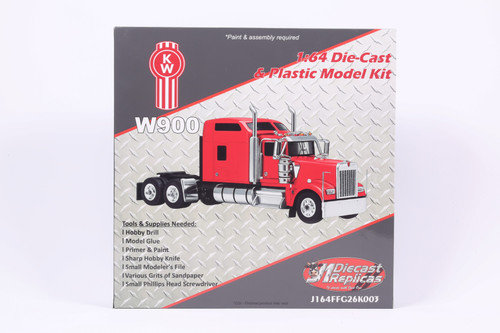 Pre-order, deposit only - 1:64 Diecast Kenworth W900 Model Kit
