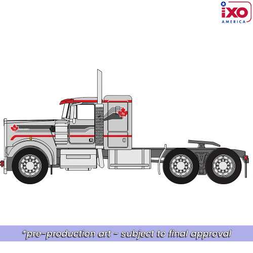 Pre-order, deposit only -  IXO - 1:64 1976 Kenworth W900A Canada 25 - Grey